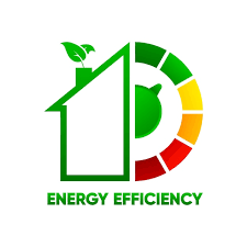 Energy Efficiency House Concept Of