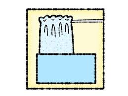 Free Vectors Shower Curtain Icon Blue