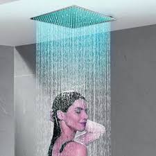 10 12 16 Led Rainfall Shower Head Ultra