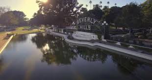 Beverly Hills Sign Stock Footage