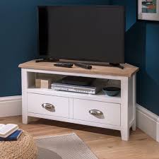 Nebraska Oak 90cm Corner Tv Unit For