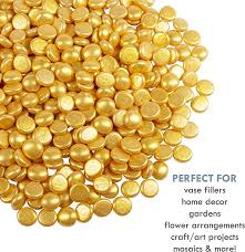 Galashield Gold Flat Glass Marbles For