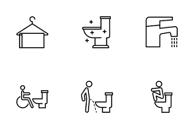 1 453 Toilet Icon Packs Logos Symbols