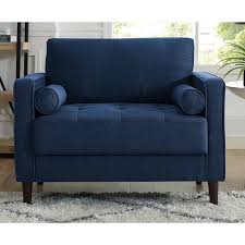 Lifestyle Solutions Lexington Chair In Navy Blue