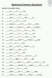 Chemical Reactions And Equations