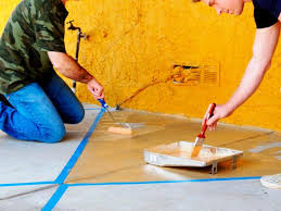 How To Stain Concrete Onfloor