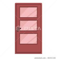 Interior Door Icon Cartoon Vector Home