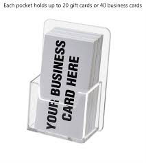 Business Card Holder Gift Card Display