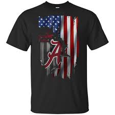 Alabama Crimson Tide Flag America