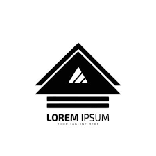 Minimal And Abstract Logo Of Home Icon