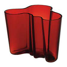Iittala Aalto Vase 160 Mm Ruby Red