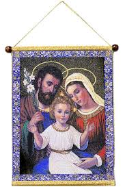 The Holy Family Hanging Tapestry Icon