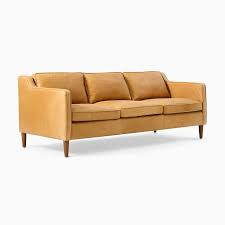 Hamilton Leather Sofa 70 91 West Elm