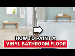 How To Paint A Linoleum Bathroom Floor
