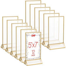 Floating Frame Set For Table Numbers