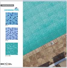 Ceramic Blue 1x1 Glass Mosaic Tiles For