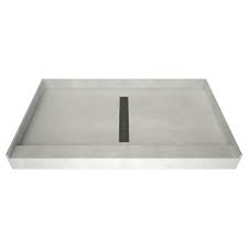 Shower Pan Center Trench Drain
