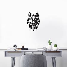 Wolf Decor Wall Art Laser Cut Acrylic