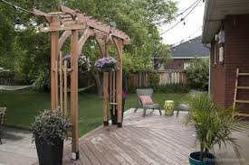 Backyard Wedding Arch