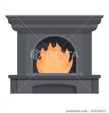 Baker Furnace Icon Cartoon Vector