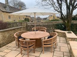 Teak Garden Dining Set 1 5m Round