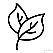 Plant Leaf Icon Outline Plant Leaf