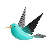 Humming Bird 3d Icon Free