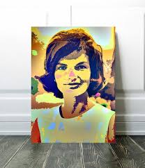Jackie Kennedy Onassis Art Print Or