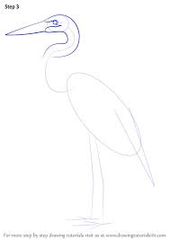 Heron Art Bird Painting Acrylic Bird
