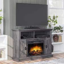 Kellum 48in Gray Media Fireplace