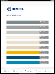 Hempel Colour Converter On The App