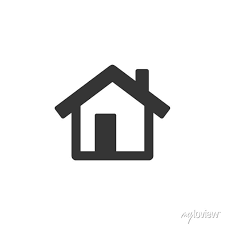 Home Icon Template Black Color Editable