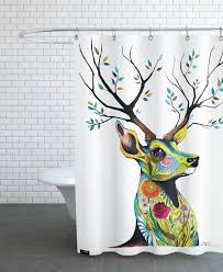 Deer Nature Shower Curtain Juniqe
