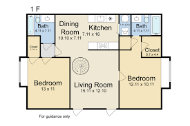 2 Bedroom 2 Bath 2 Bed Apartment