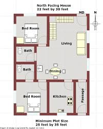 Duplex House Plan For North Facing Plot