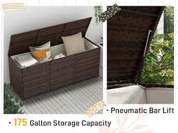 Outsunny Outdoor Storage Box With Inner