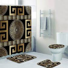 3d Luxury Bathroom Curtains Shower