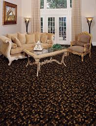 Dark Elegant Pattern Carpet For Living Room