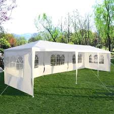 Costway 10 X 30 Outdoor Canopy Party Wedding Tent White