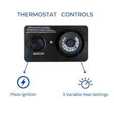 Procom Heating Liquid Propane Vent Less Blue Flame Heater With Base Feet 20 000btu T Stat Control Model Ml200tba B