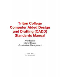 Cadd Standards Manual Triton College