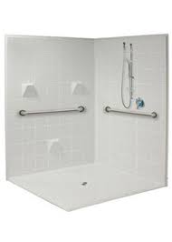 Wheelchair Accessible Corner Shower