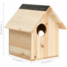 Squirrel House Solid Firwood 26x25x29