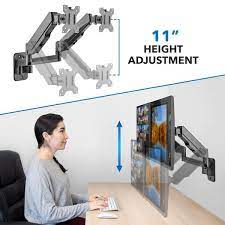 Mount It Dual Monitor Wall Mount Fits Up To 32 Screens