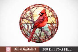 Cardinal Stained Glass Vol 2 Graphic By
