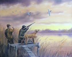 Duck Hunting Painting By Andrei Bagno