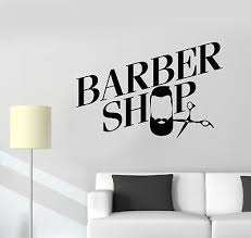 Vinyl Wall Decal Barber Icon