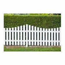 Wooden White Fence For Garden At Rs