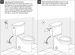 Touchless Toilet Instructions