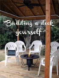 how to build your own covered deck